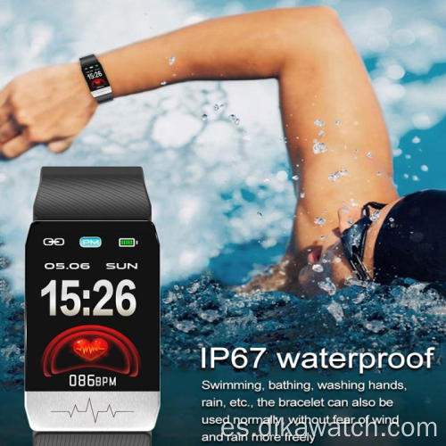 Pulsera inteligente Bluetooth impermeable con monitorización deportiva T1S